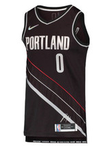 Portland Trail Blazers Damian Lillard Nike Sz 3XL Black Select Series Jersey - £125.25 GBP