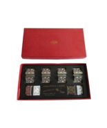 Vintage Set of 6 Silver Tone CARVEL HALL Knife Caddies - $530.18 MXN