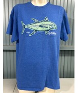 Magellan Outdoors Blue Fishing Large T-Shirt - $11.82