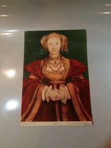 Treasures Of Art Vintage 1937 Print Committee Appreciation Anne Cleves Holbein - £7.44 GBP