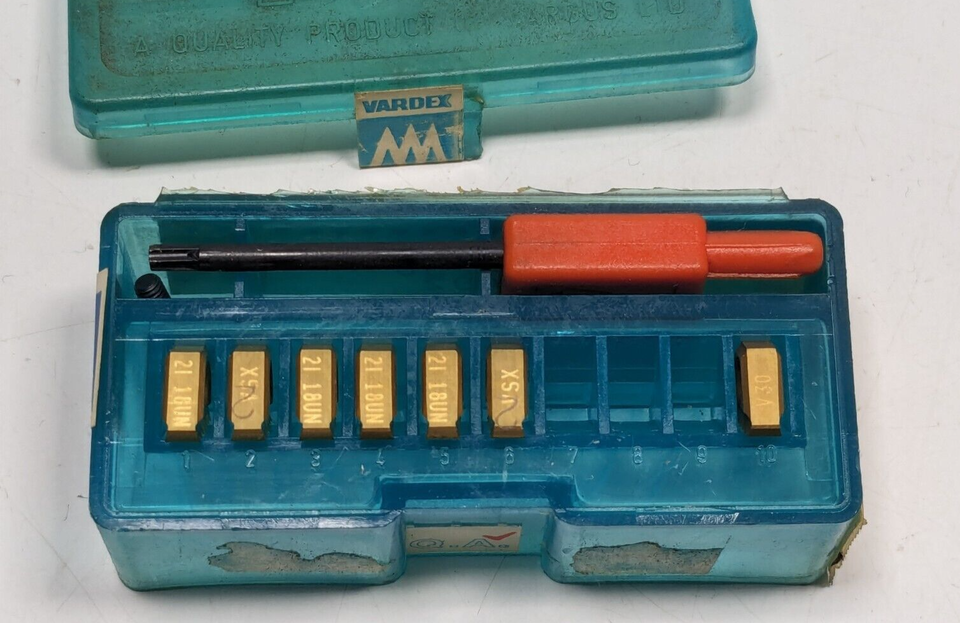 LOT of VARGUS VARDEX THREAD MILL INSERTS - 2I 18UN TM2 - QTY 6 VSX - QTY... - $138.59