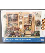 Jigsaw Puzzle fancy flower shoppe 1000 pc Spilsbury Janet Kruskamp - £26.14 GBP