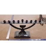 Menorah (Hanukkah) Judaica, iron [JUD10117] - $45.00
