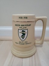Point Pleasant New Jersey Beach Golden Anniv. 1978 NJSFAC EMT Beer Stein... - $18.99