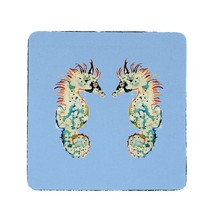 Betsy Drake Betsy&#39;s Seahorses Coaster Set of 4 - £28.12 GBP