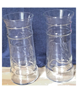 Red Lobster Crabfest Clear Drinking Glasses 7&quot; H Set of 2 - Crab Sailboa... - $279.29 MXN