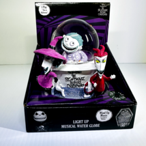 Nightmare Before Christmas Lock Shock And Barrel Snow Globe 2023 Hallowe... - £34.09 GBP