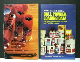 2 Vintage Winchester Ball Powder Loading Data Booklets Catalogs 1985 1973 - $13.98
