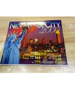 Millennium 2000 New York City Wall Calendar Spiral Bound 8&quot;x10&quot; Unused  - $27.14 CAD