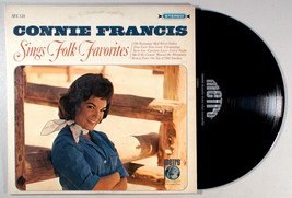 Connie Francis - Sings Folk Favorites (1961) Vinyl LP •PLAY-GRADED•  - £7.79 GBP