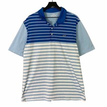 Vineyard Vines Men&#39;s XL Blue Spandex Golf Shirt Performance Polo Casual Wear - £15.15 GBP