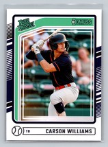 Carson Williams #179 2024 Donruss Tampa Bay Rays Rated Prospect - £1.50 GBP