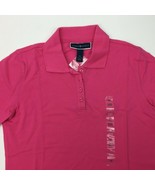Macy&#39;s Karen Scott Women&#39;s Polo Pink Flirt Short Sleeve Top T-Shirt X-Sm... - £15.93 GBP