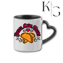 Peace Love Tacos Mug (Pink) - $16.65