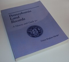 Pennsylvania Land Records A History and Guide for Research Donna Bingham... - $37.95