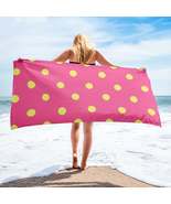 Autumn LeAnn Designs® | Brilliant Rose Pink with Dolly Yellow Polka Dots... - £29.73 GBP