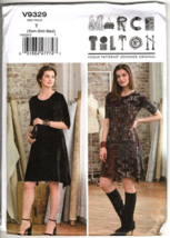 Vogue V9329 Misses XS to M Knit Dress Pullover Handkerchief Hem Sewing Pattern - £18.33 GBP