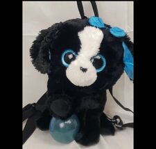 TY Toddler Backpack Tracey Black Dog Beanie Boos Border Collie Plush Bag... - €8,32 EUR