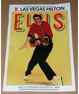 Elvis Presley Playbill Elvis A Musical Celebration Vintage 1989 Las Vega... - $54.69 CAD