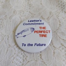 Vintage Goodyear Advertising Button Pin The Perfect Tire FREE US SHIPPING - £9.56 GBP