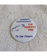 Vintage Goodyear Advertising Button Pin The Perfect Tire FREE US SHIPPING - £9.60 GBP