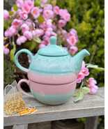 Pastel Ombre Tea For One Pink &amp; Green - $65.29 CAD