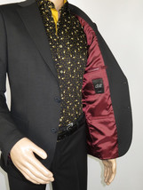 Men's MONO Turkey Casual Dress Jacket Patch Pockets Thick Cotton 1557-01 Black image 3