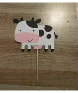 Lot of 12 Cow Cupcake Toppers!! - $5.34 CAD