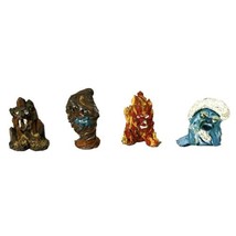 Vtg 70&#39;s RPG Fantasy Miniature Metal Figures Earth Wind Fire Water 25mm / 1 1/4&quot; - £44.80 GBP