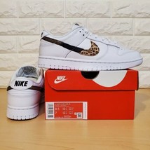 Nike Wmns Size 8.5 Dunk Low SE Primal White Animal Print Multi-Color DD7... - £127.88 GBP