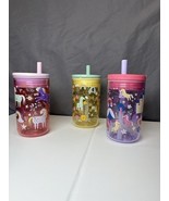 Ello 12 Oz Kids Tumblers 3 Pack Spill Resistant With Straw And Carry Handle - €25,67 EUR