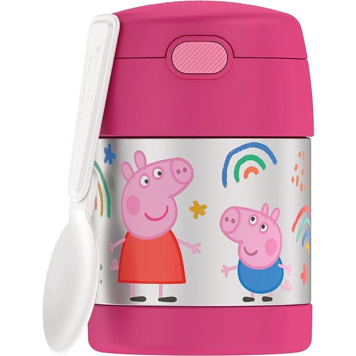 Primary image for Thermos 10 oz. Kid's Funtainer Stainless Steel Food Jar w/ Spoon - Peppa Pig