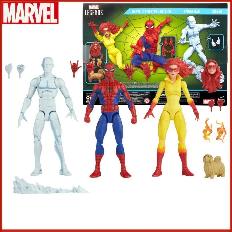 New Marvel Legends Spider-man And His Amazing Friends Spider Man Iceman Firestar - £29.52 GBP+
