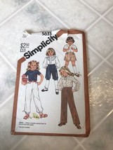 GIRLS CHILDS UNCUT SIMPLICITY Sewing Pattern 5633 KNICKERS PANTS CULOTTE... - £8.10 GBP