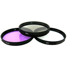 52mm Filter Set - 52mm UV, Polarizer &amp; FLD Deluxe Filter Kit w/ Carrying... - $15.99