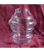 Simon Pearce &#39;Bloomfield&#39; Hand-Blown Large Clear Glass Vase 10&quot; Signed  ... - £221.30 GBP