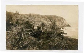 Boothbay Harbor Maine Real Photo Postcard 1914 - $17.82