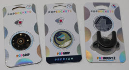 Popsockets Premium POP Grip PopMount 2 Multi Surface Popsocket Mount Lot of 3 - £18.89 GBP