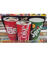 Vintage 1980's McDonald’s Coke TAB Restaurant Advertising Signage - $238.18 MXN  Vintage 1980's McDonald’s Coke TAB Restaurant Advertising Signage - $238.18 MXN