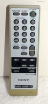 Sony RMT-CF10A Radio Cassette Remote Control ~ OEM ~ Very Good+ Used Con... - £5.45 GBP