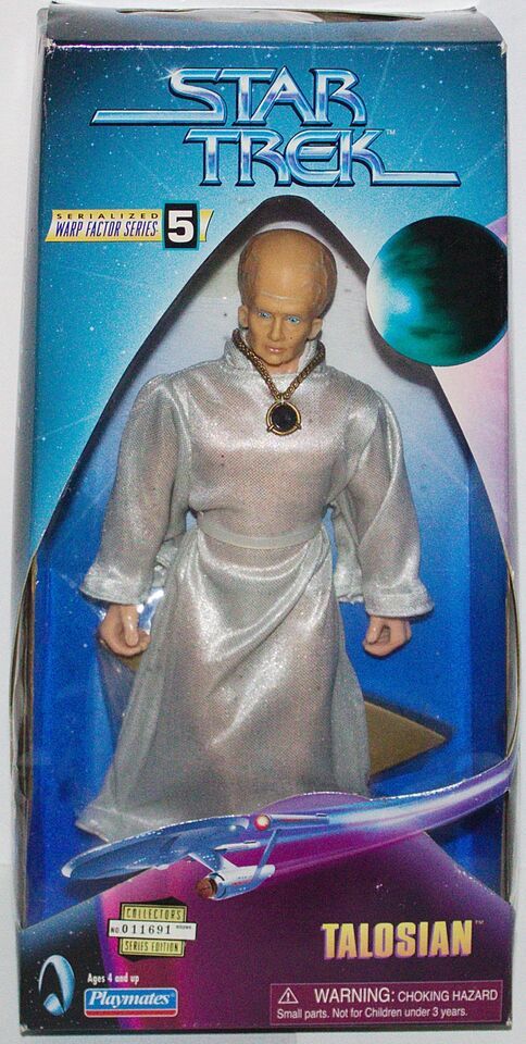 Star Trek Original Series Talosian 9" Doll 1998 Playmates Warp Factor #5 SEALED - £9.72 GBP