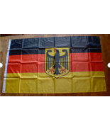 Vintage Germany Large Flag Banner 2 side 60x34&quot; - £6.29 GBP