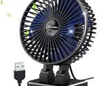 Usb Desk Fan, Mini And Portable, 3 Speeds Desktop Table Cooling Fan, Plu... - $15.99