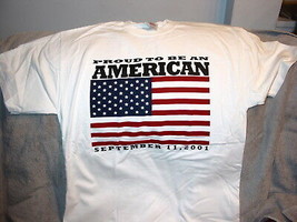 American Flag Usa America Proud To Be An American T-SHIRT Shirt - £8.94 GBP