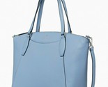 NWB Kate Spade Monica Satchel Blue Pebbled Leather WKR00240 $359 Gift Ba... - $137.60