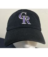 Colorado Rockies Fan Favorite Black Adjustable Adult Trucker Hat Cap MLB... - €7,69 EUR