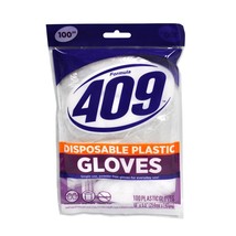 409 Disposable Plastic Gloves 100 Count - £3.13 GBP