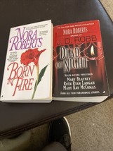 Two Nora Robert Books Dead of Night &amp; Born in Fire - £5.43 GBP