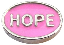 Pink Hope Floating Locket Charm - $2.42