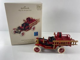 Hallmark 1908 Ford Model T Fire Brigade Light Car Collection Christmas O... - £15.48 GBP